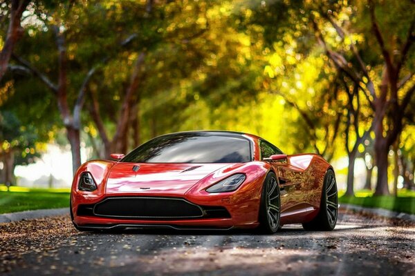 Cool aston martin comme un clin d œil amusant