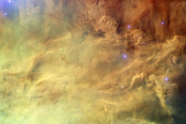 The Lagoon nebula in the constellation Sagittarius