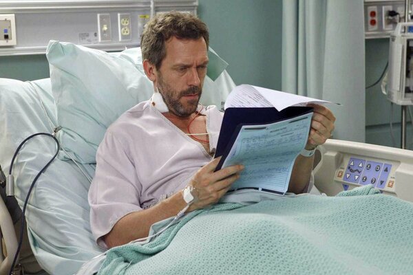 Krankenhausbett . Aus dem Film dr. house