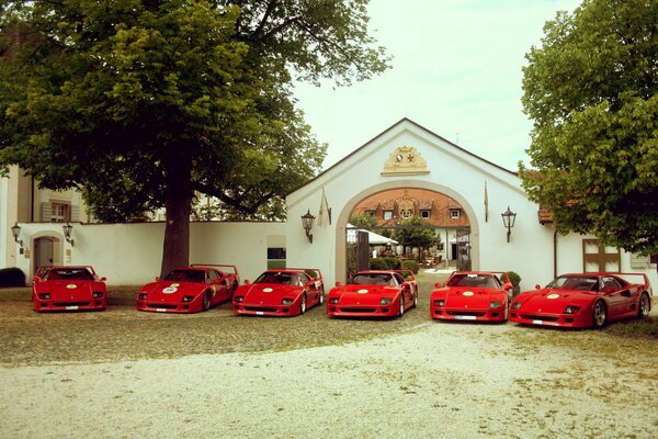 Ferrari f40 red gate