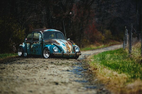 La voiture Vintage roule toujours