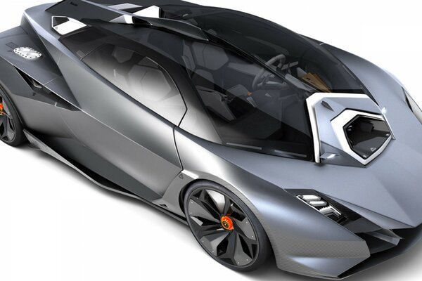 Lamborghini sport gris nouvelle génération