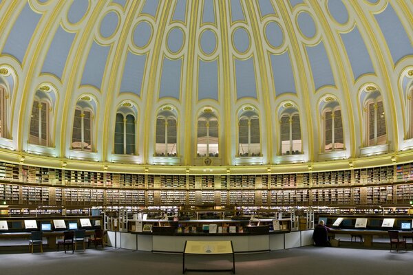 Musée-bibliothèque de livres britanniques anciens et modernes