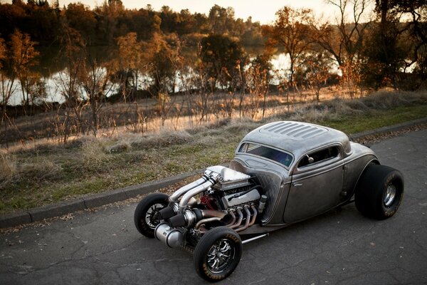 Old sports Ford Coupe 1934