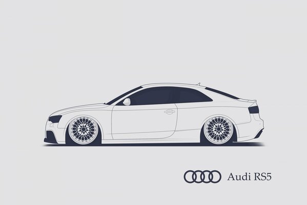 Nuova Audi RS5 nel design minimalista