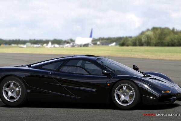 Stilvoller mclaren f1 für den Motorsport