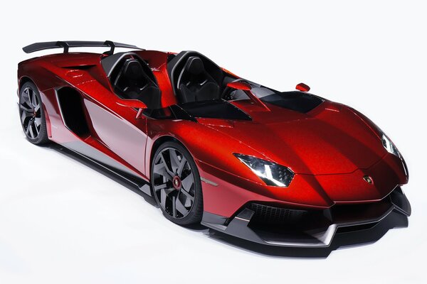 Red Lamborghini Convertible Double