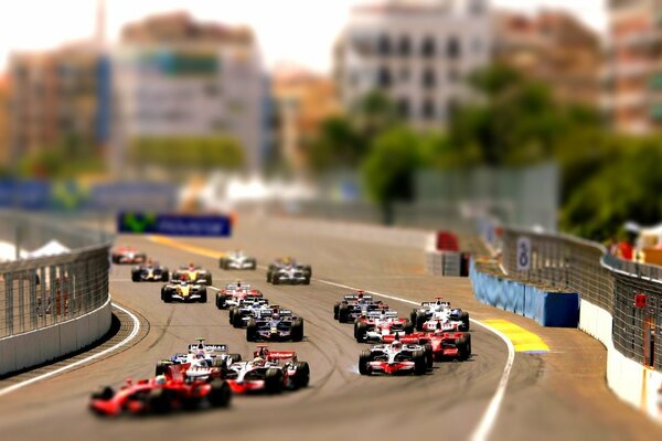 Формула 1- гонки на спортивных автомобилях