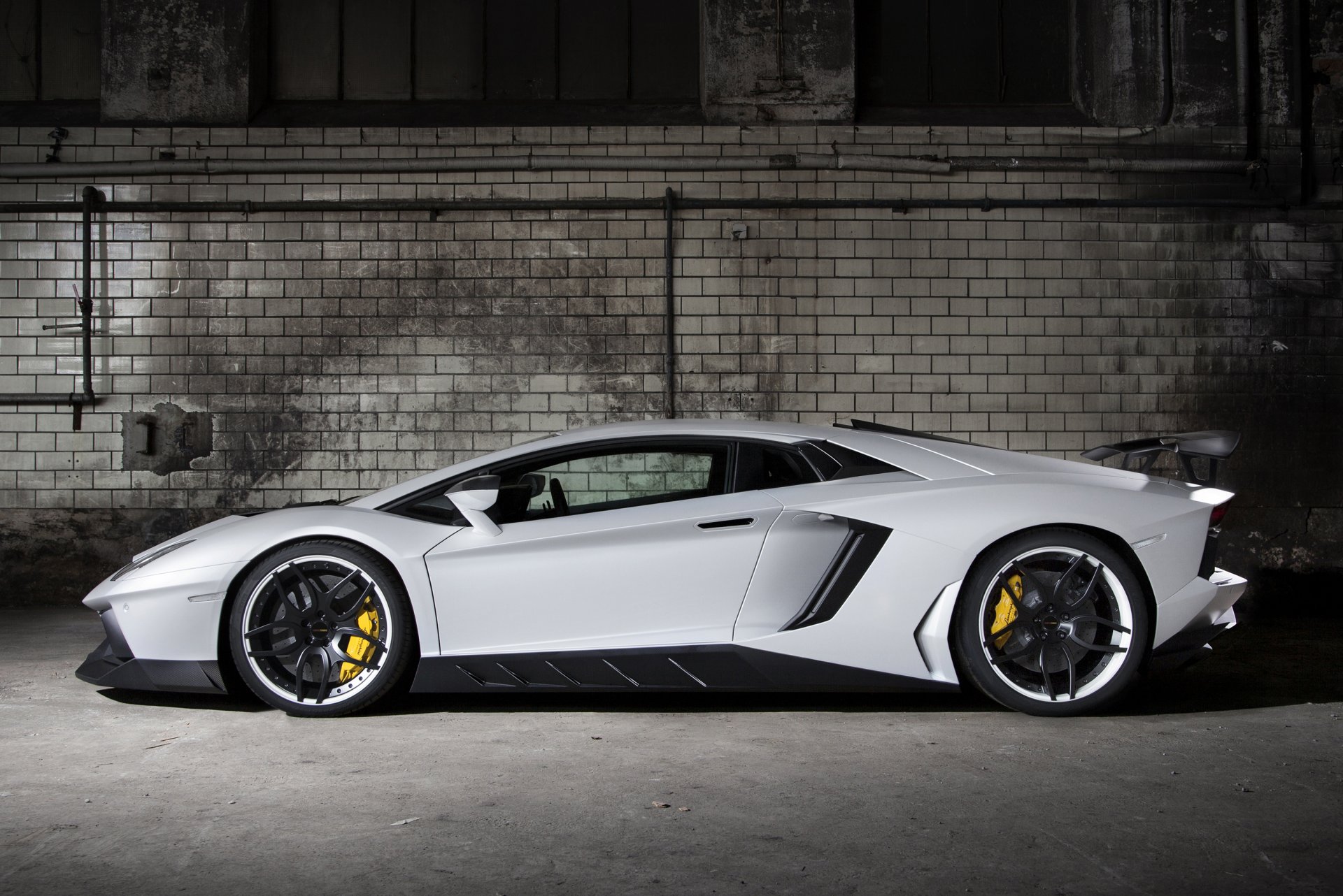 lamborghini aventador blanc tuning novitec