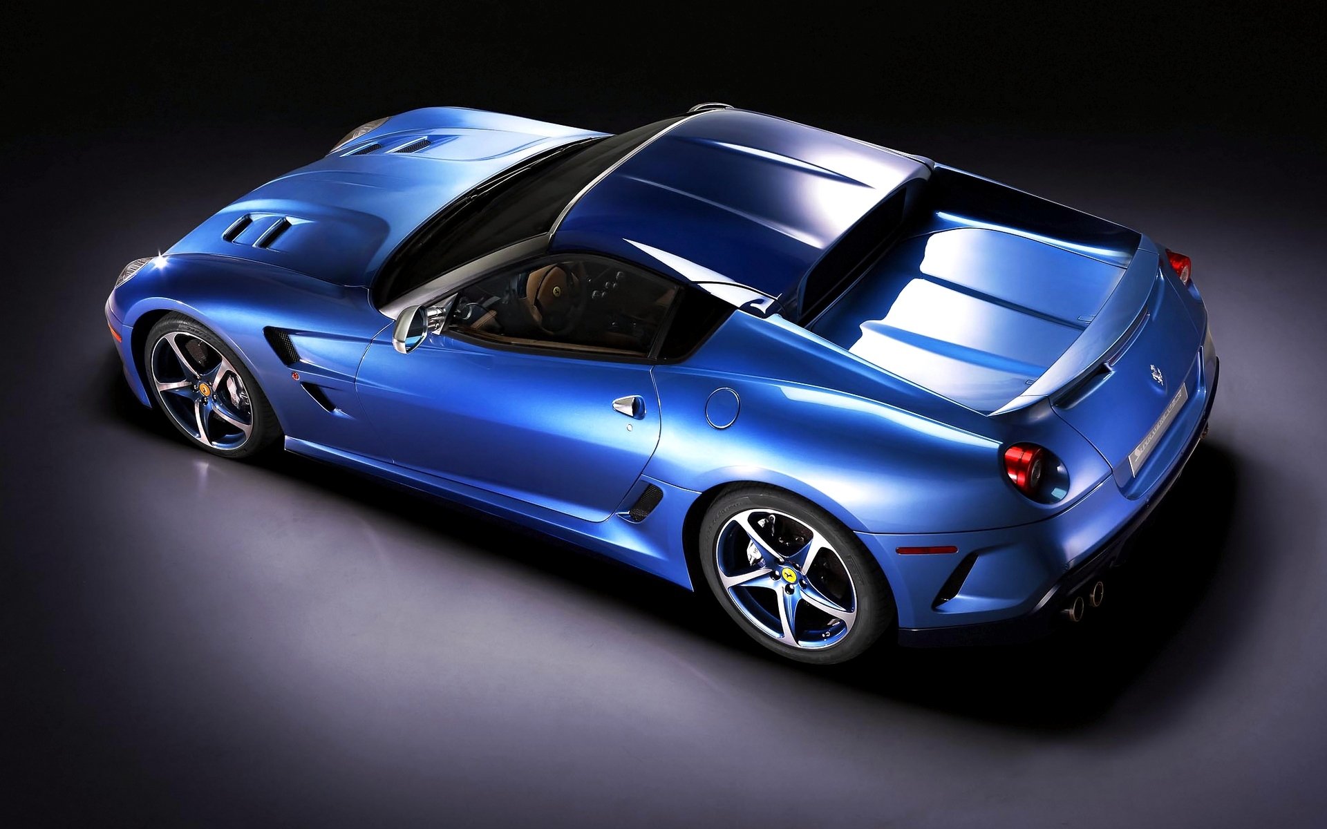 ferrari superamerica car blue sportcar machine vehicle