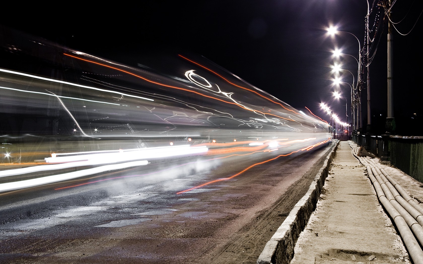 jaroslawl brücke reparatur straße fotografie