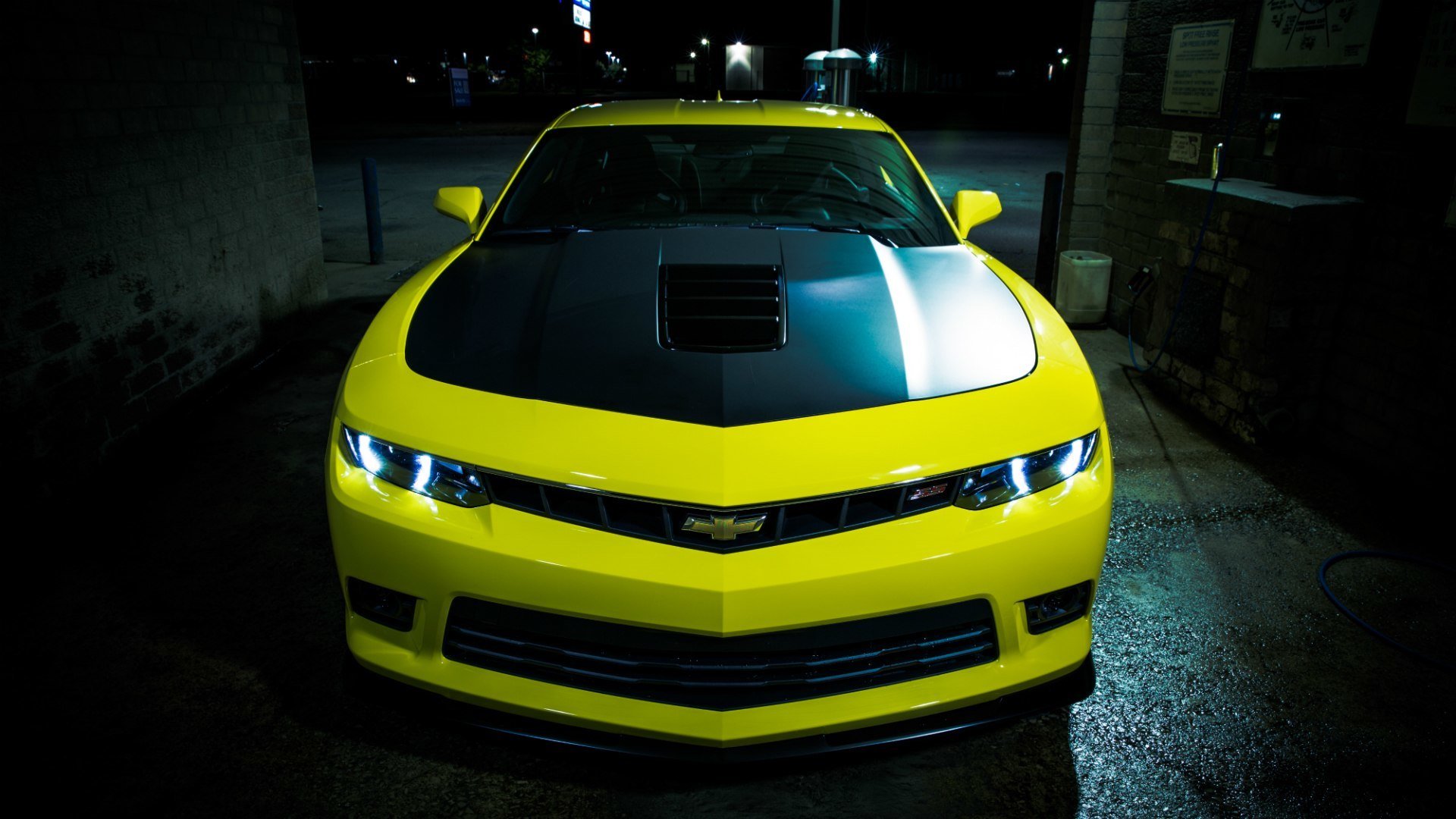 chevrolet camaro ss 2014 żółty