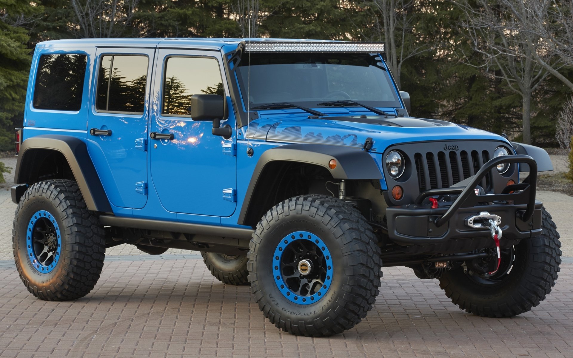 jeep wrangler concept de performance maximale rengler concept avant