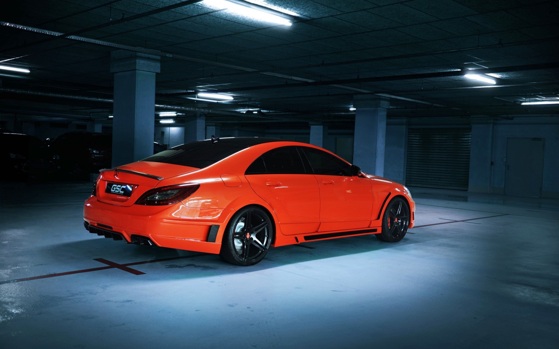 schubkarre auto cls 63 amg gsc tuning mercedes-benz tuning