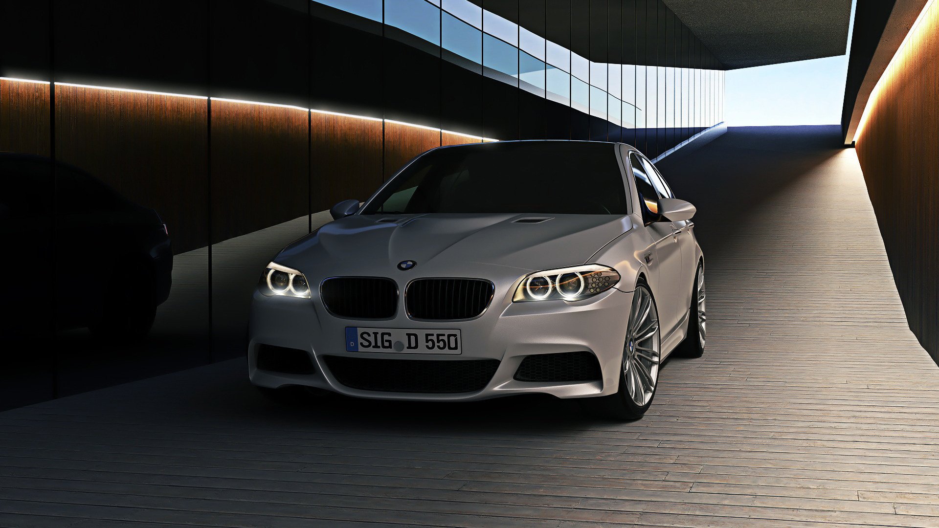 xiv bmw bmw f10 garage souterrain f10 m5 voitures voitures auto transport bmw bavière allemagne phares voiture argentée voiture brouette cool véhicules