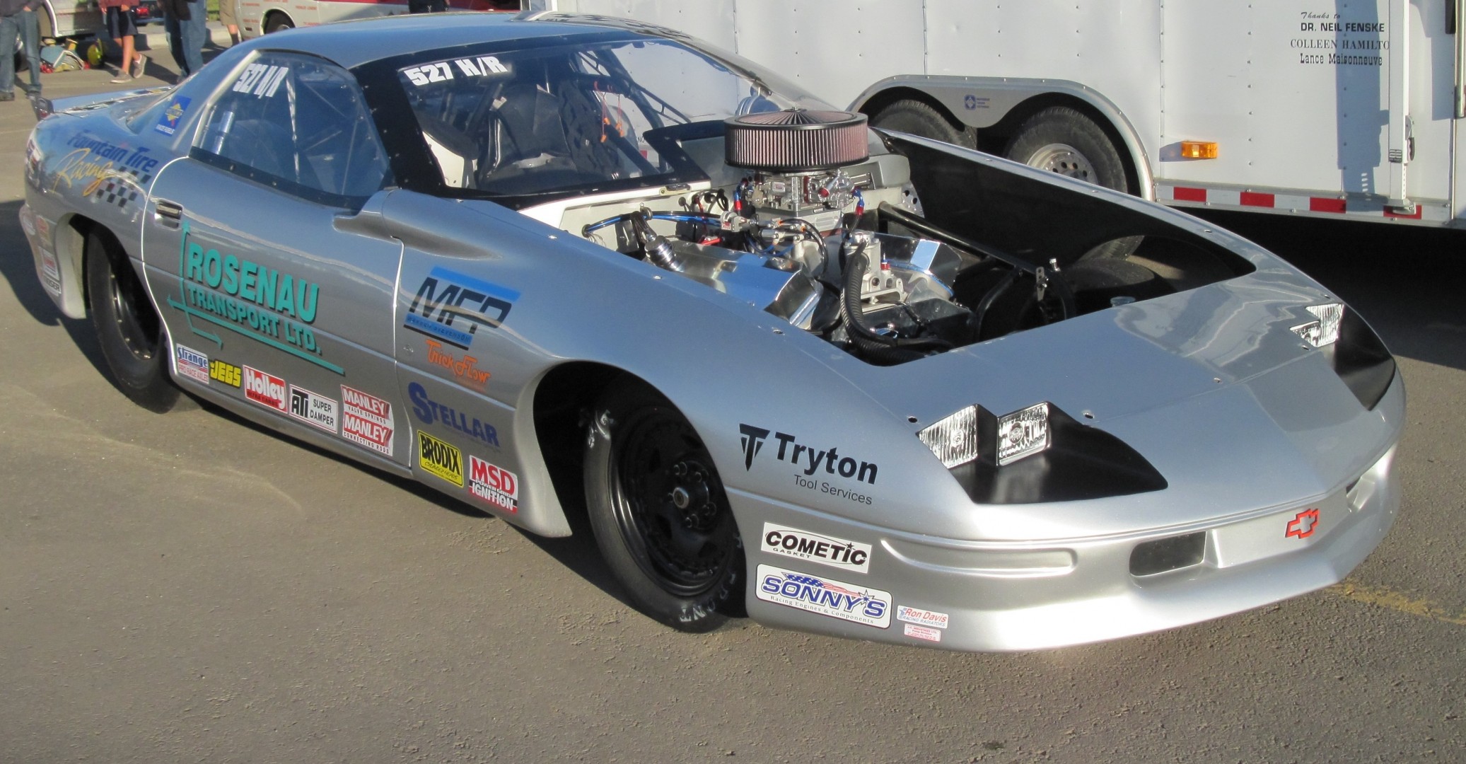 photo corvette silver