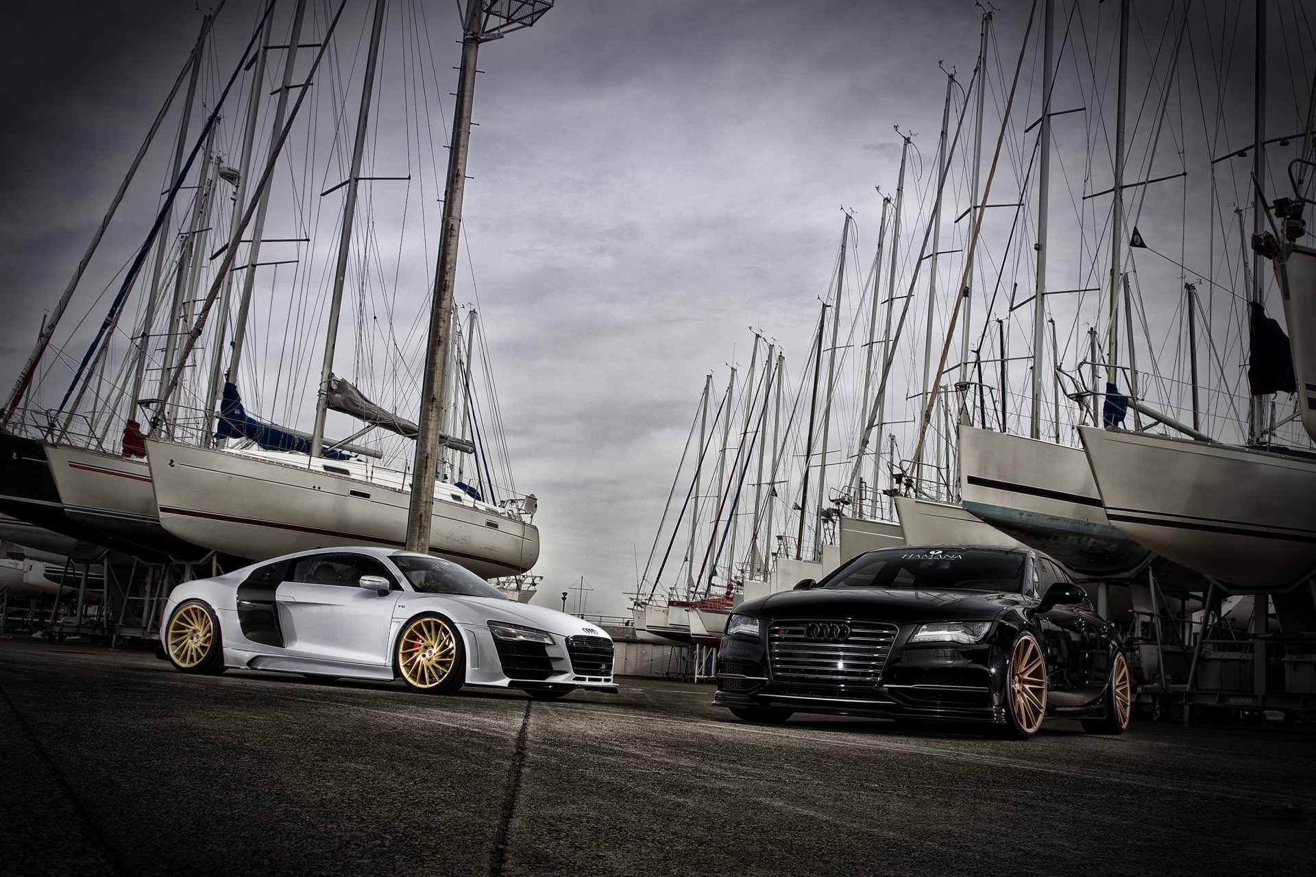 audi r8 s7 vossen precision series audi sports car car tuning