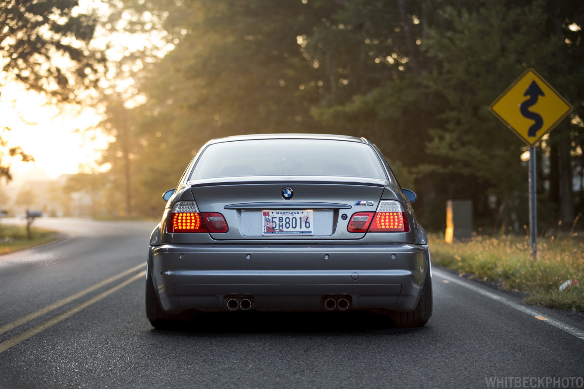 bmw e46 м3 tining дорога позиция