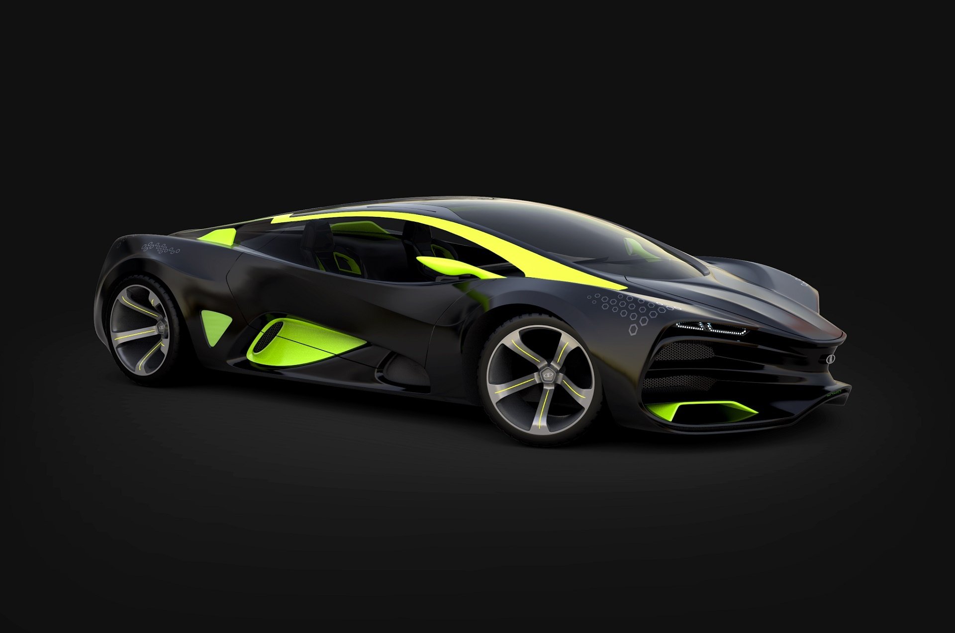 lada raven 2014 concept car green lights is vehicles light