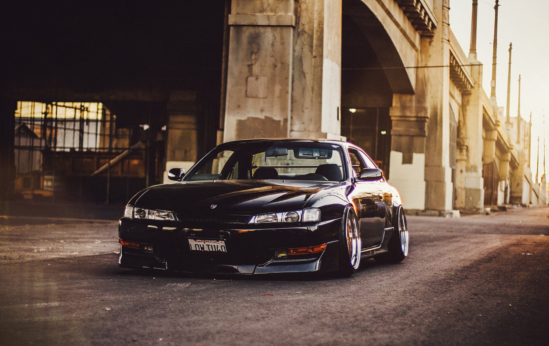 nissan 240sx s14 noir position bas nissan sylvia noir tuning avant