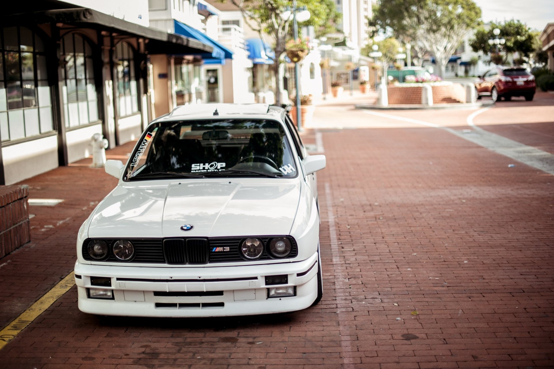 bmw serie 3 m3 e30 bianco macro