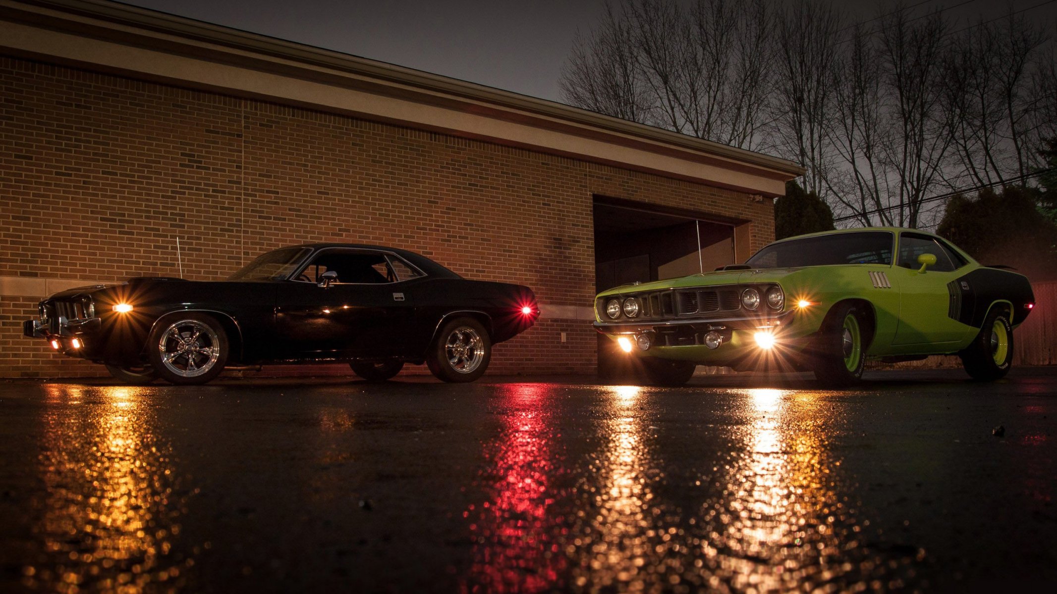 plymouth cuda 1971 coche del músculo