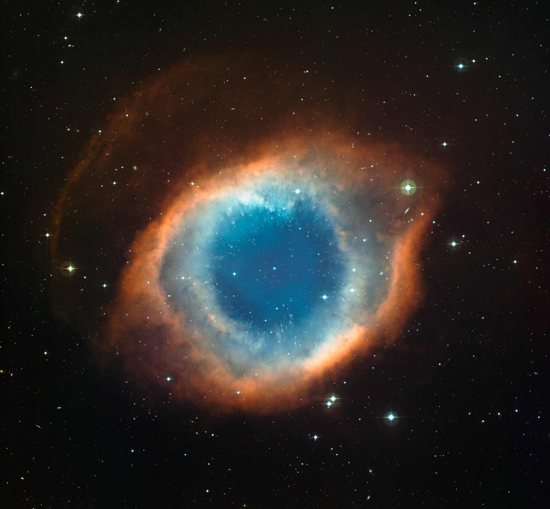 helix nebula escargot nébuleuse ngc 7293 spirale galaxie espace univers espace étoiles constellations science-fiction