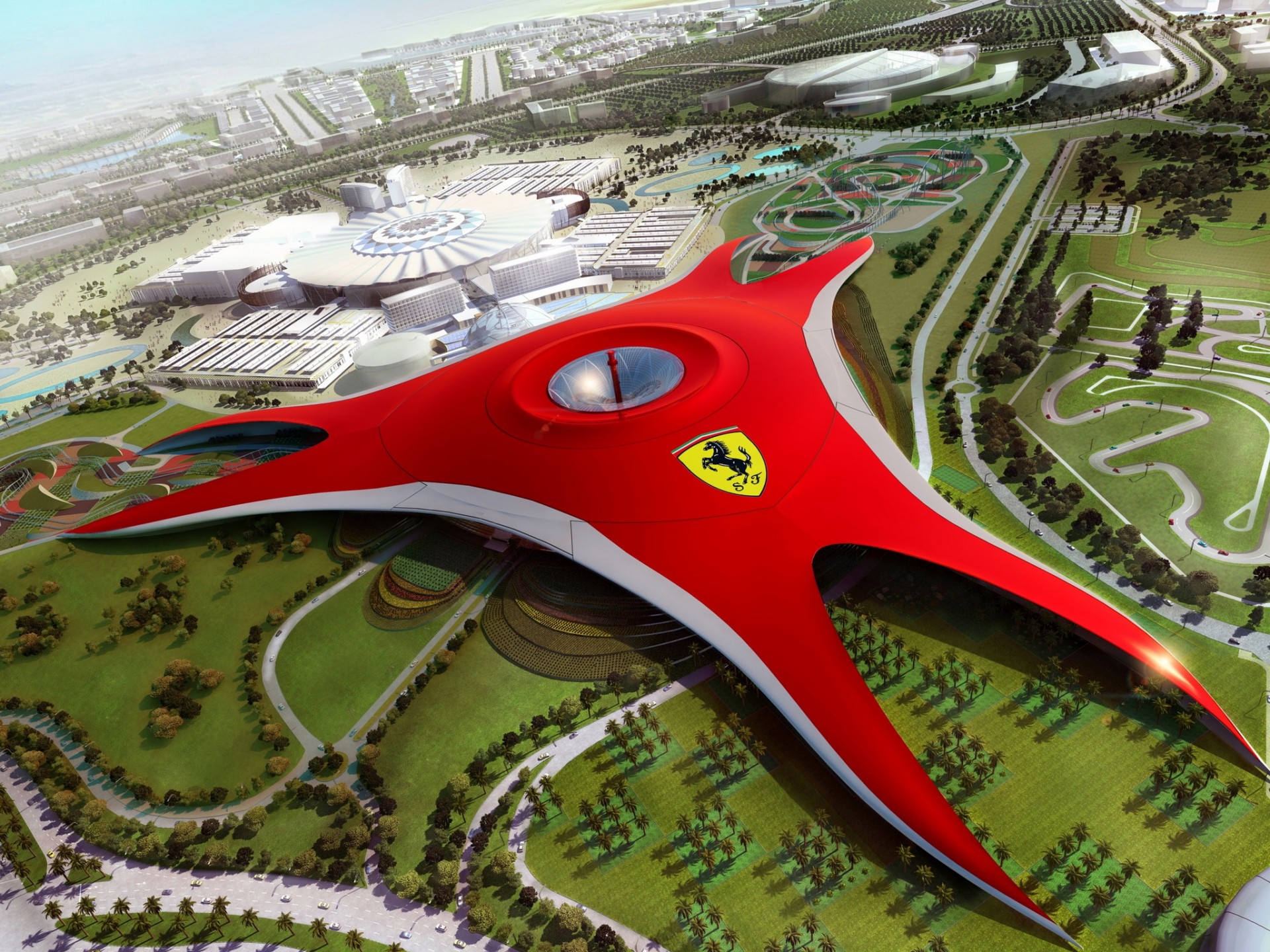 dubaj ferrari world przyszłość