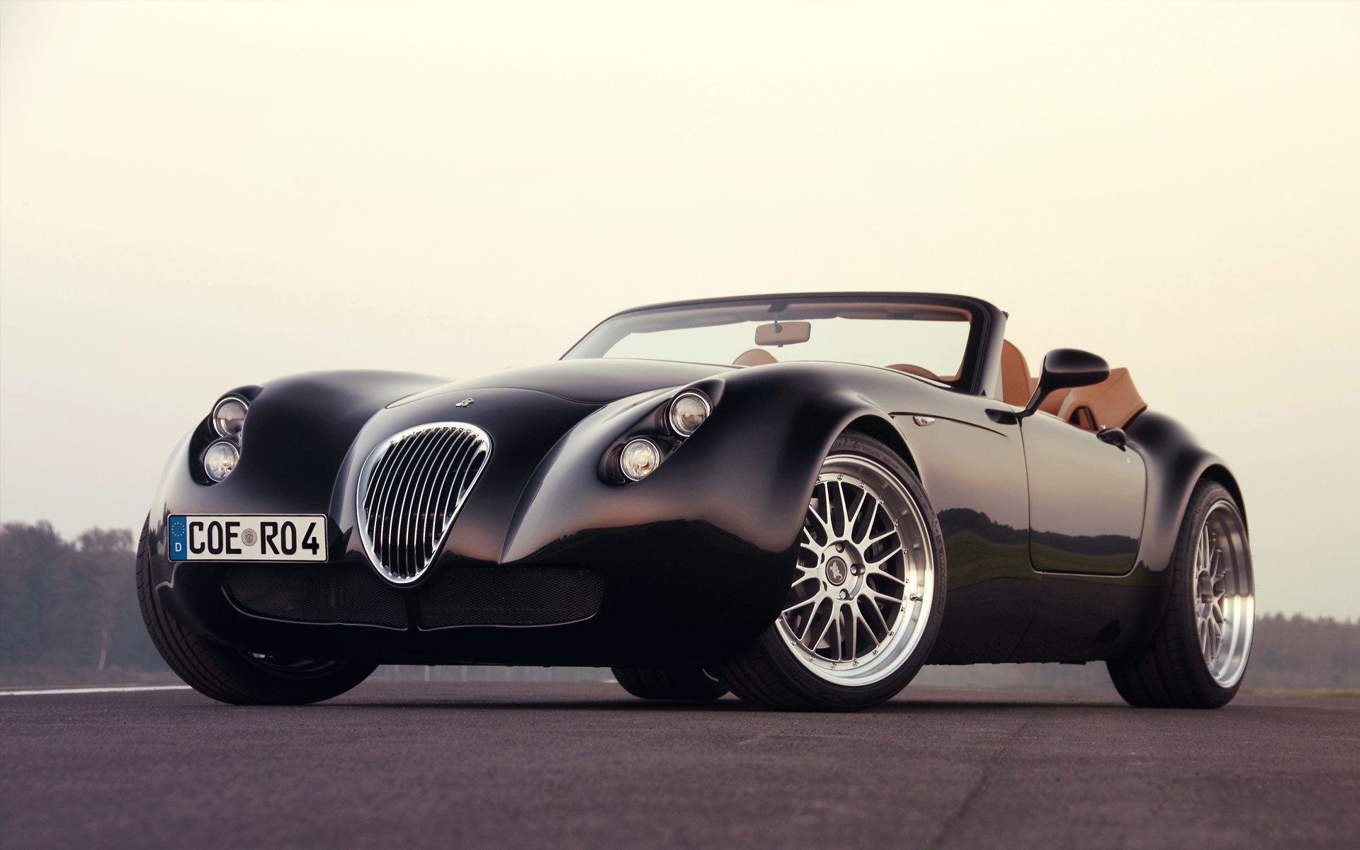 wallpaper vehicles black wiesmann roadster mf4 / mf4-