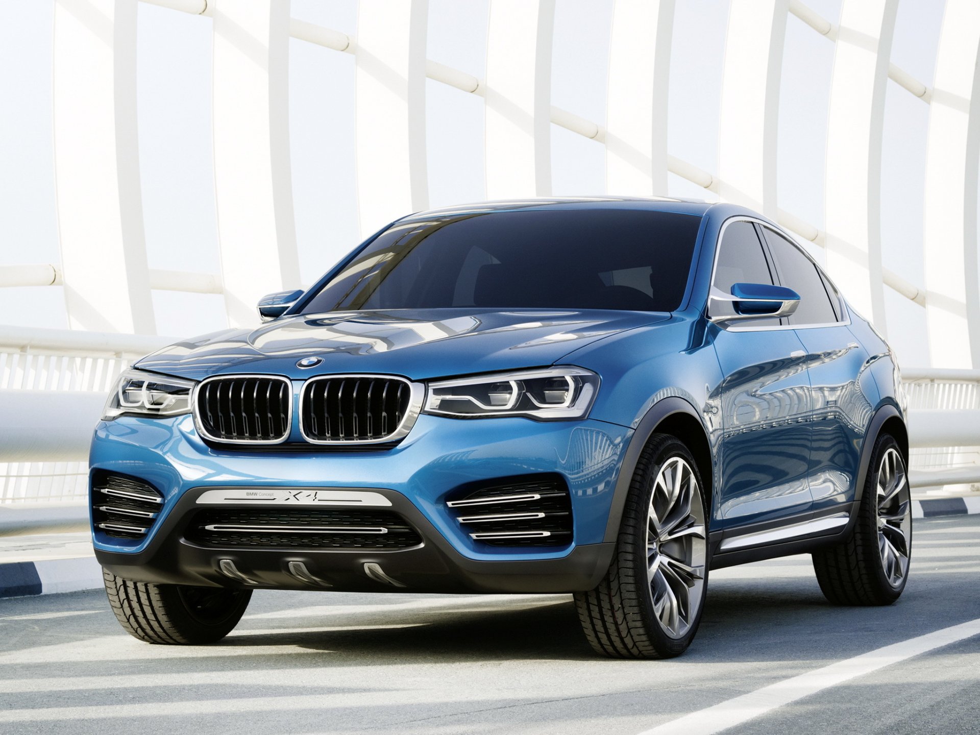 bmw x4 концепция синий бмв икс4