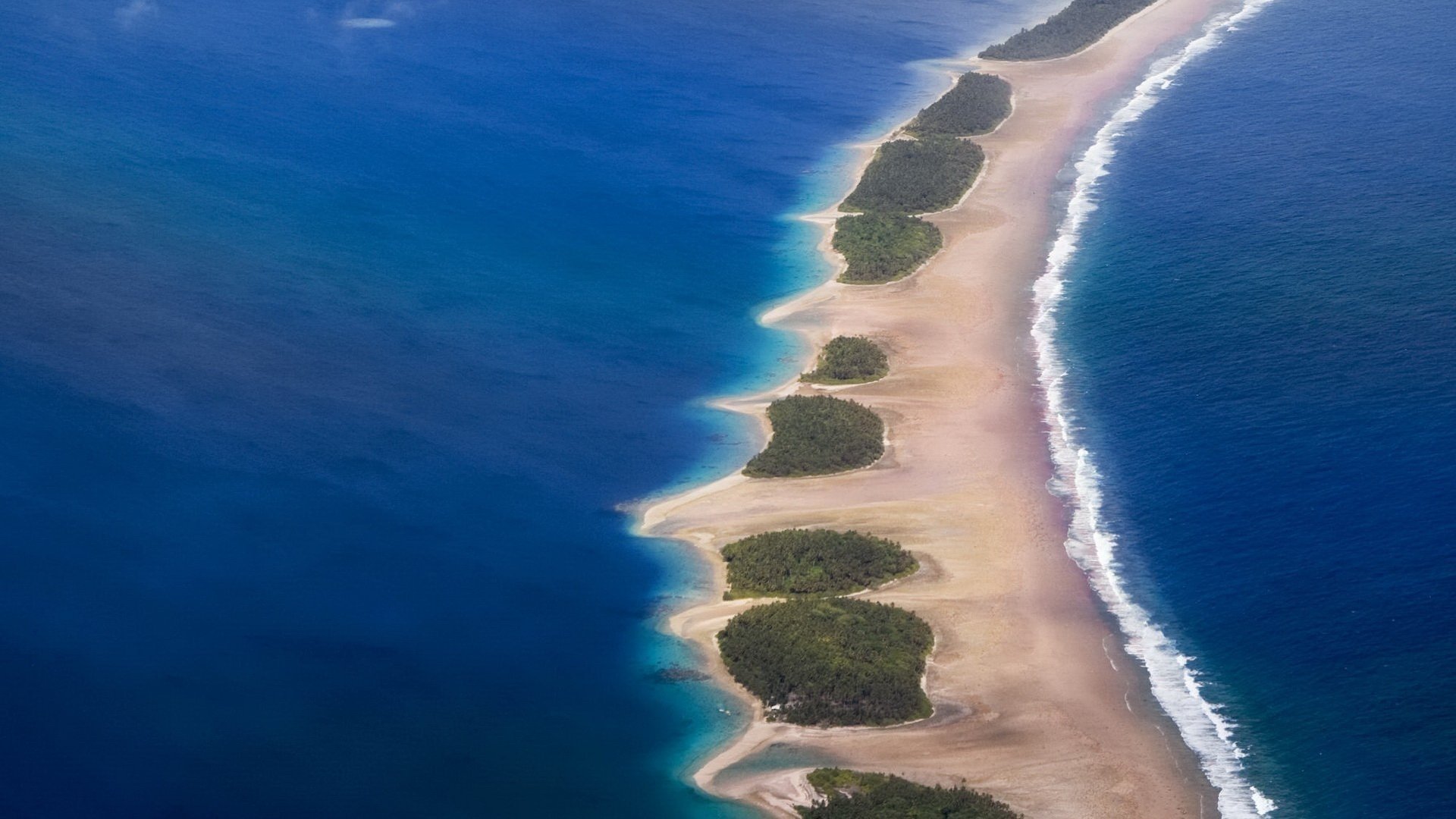 meer insel bäume flut sense