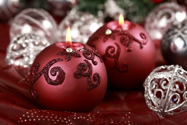 Décoration de Noël pour table de fête