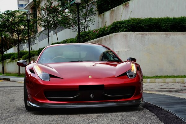 Auto sportiva, Ferrari, colore rosso