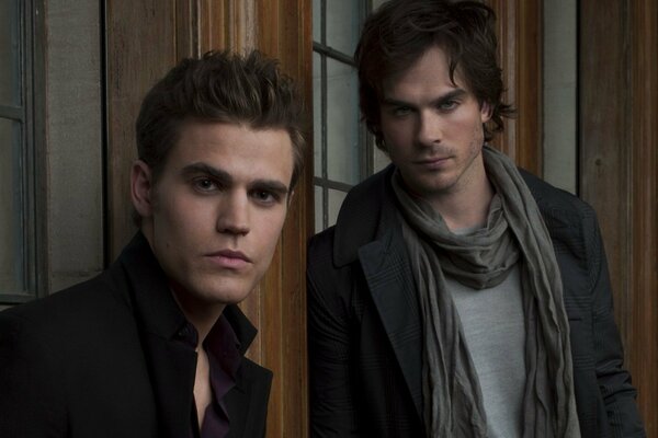 The Salvatore Brothers from the Vampire Diaries