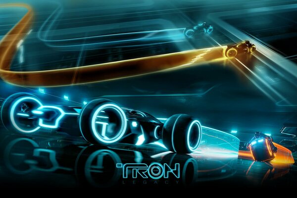 Ciclo de luz de la película tron Legacy