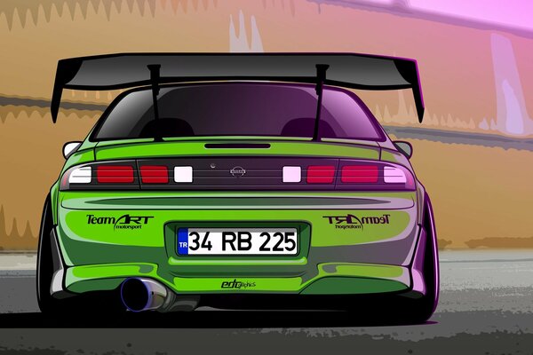 Imagen de dibujos animados de Nisan Silvia. s14