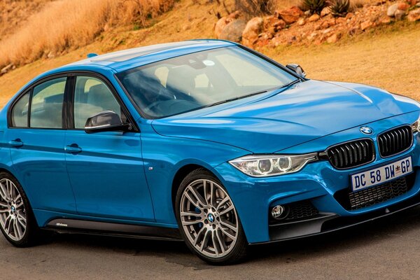 BMW 2014 синяя производительность edition