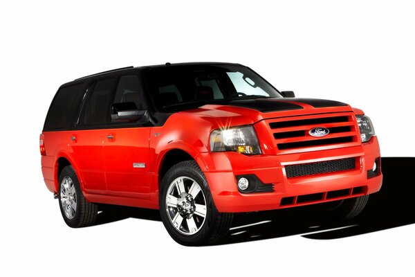 Ford expedition крутой крсный