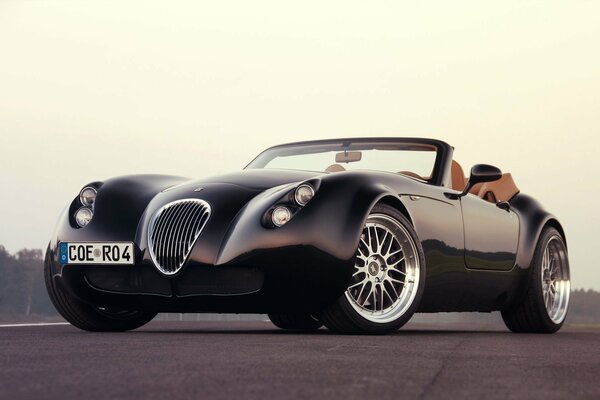 Desktop wallpaper black wiesmann roadster