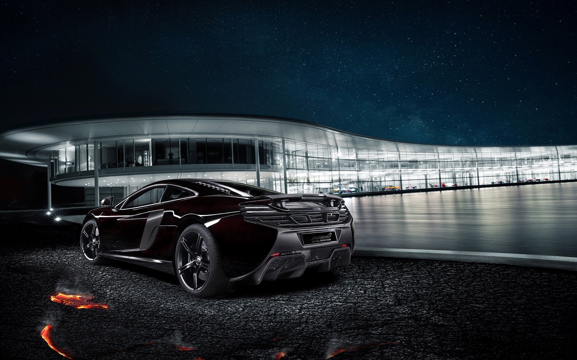 mclaren 650s mso coupe concept 2014 z tyłu