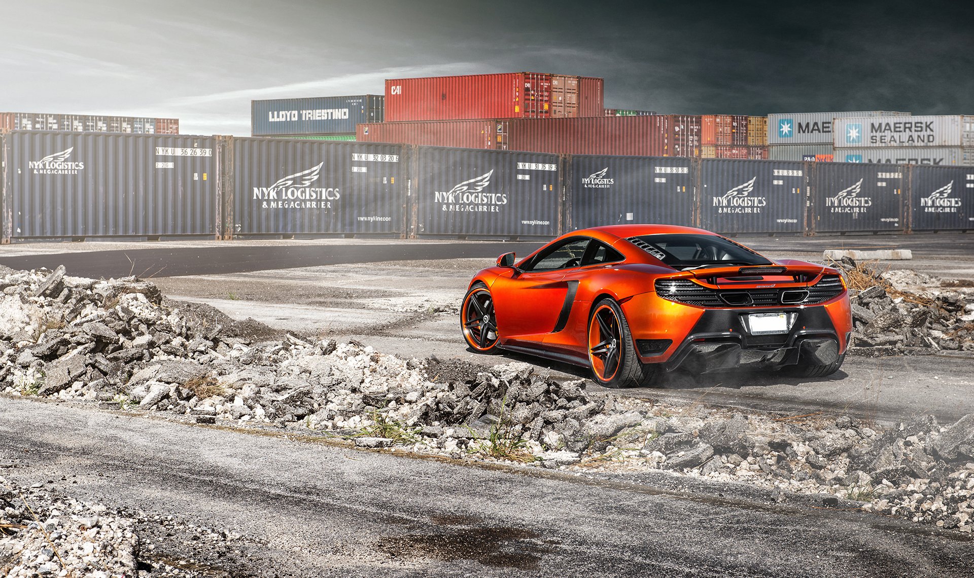 mclaren mp4-vx mp4-12c tuning car vorsteiner rearside