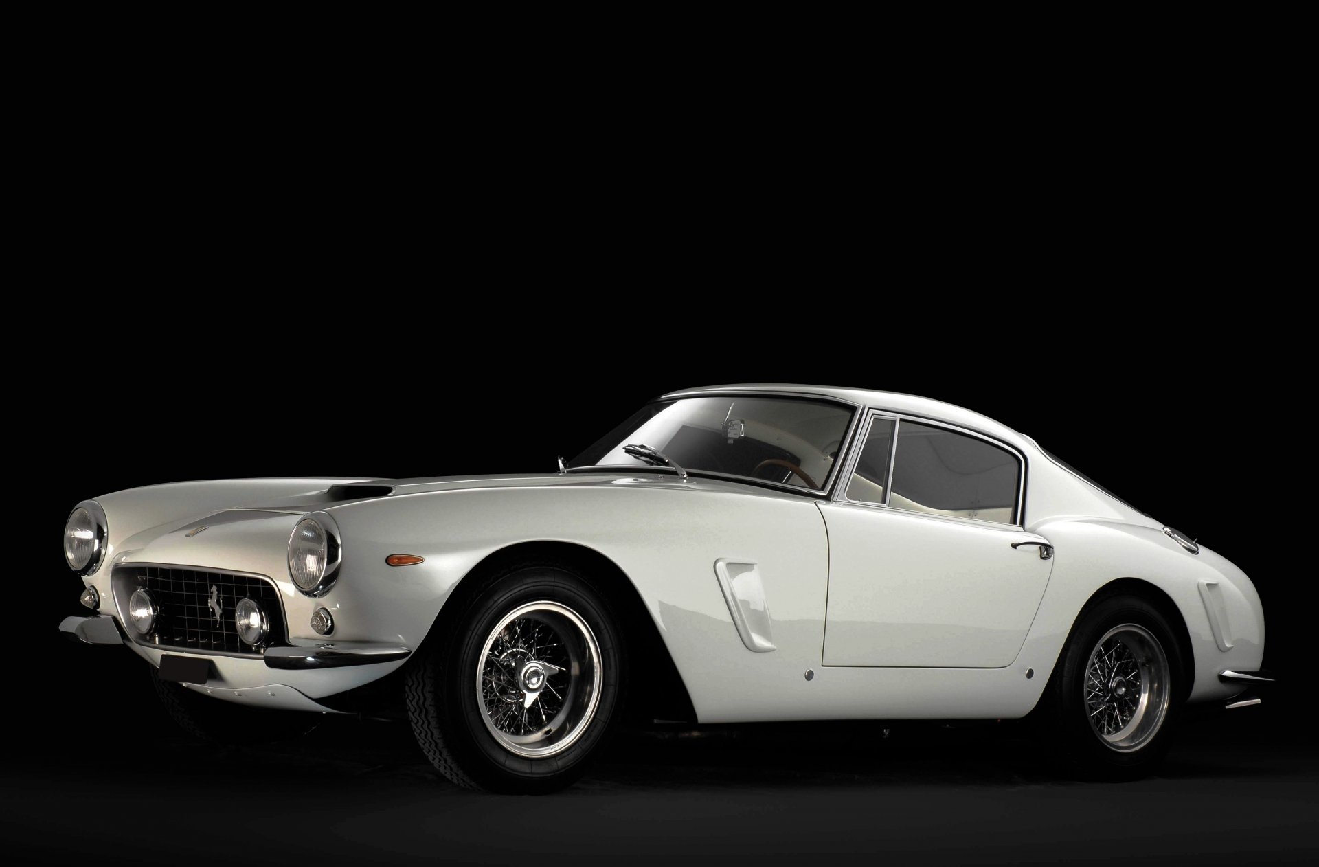 ferrari gt swb berlinetta 1962 blanco coche retro ferrari