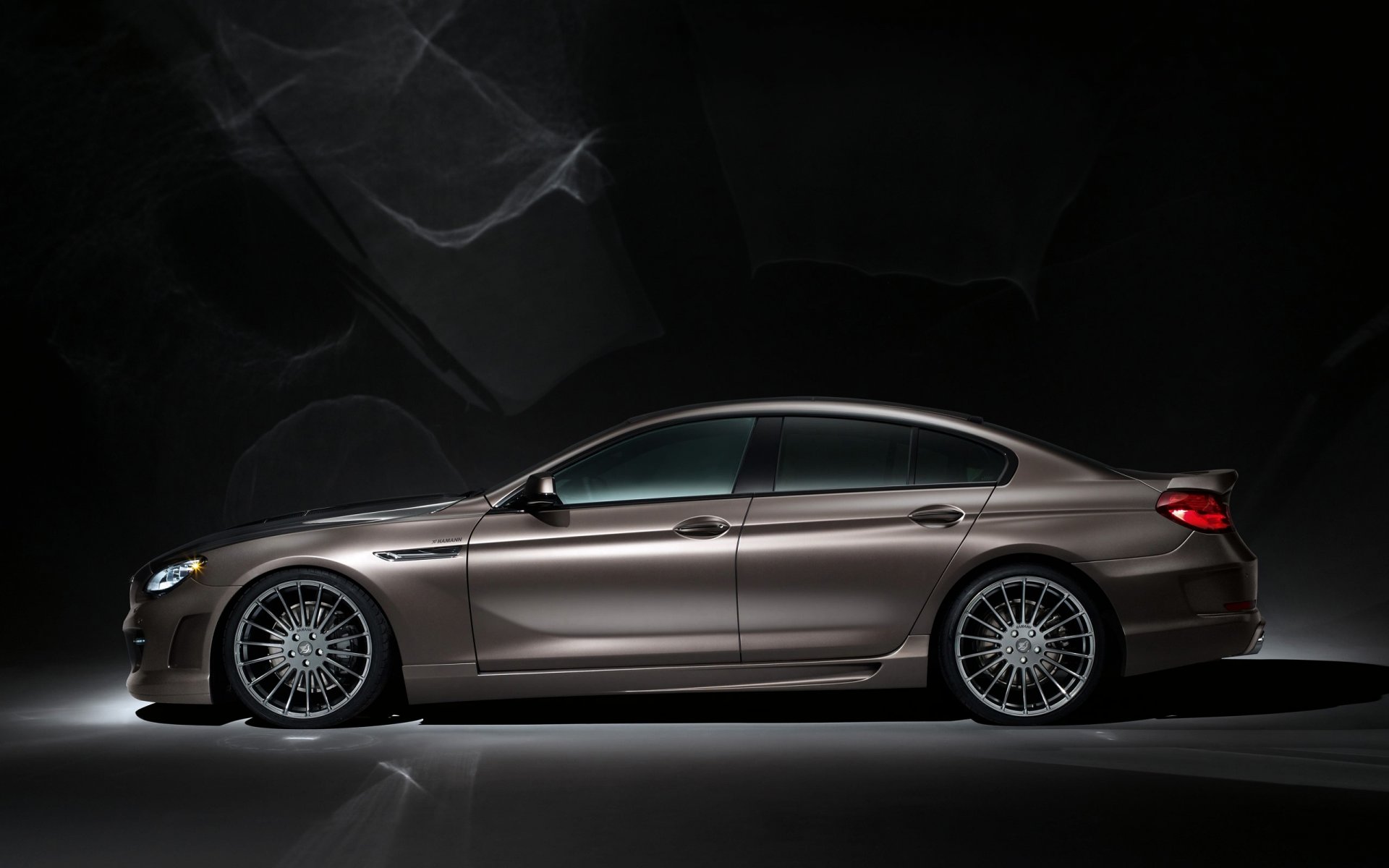 bmw m6 gran coupe hamann widok z boku sedan auto luksusowy