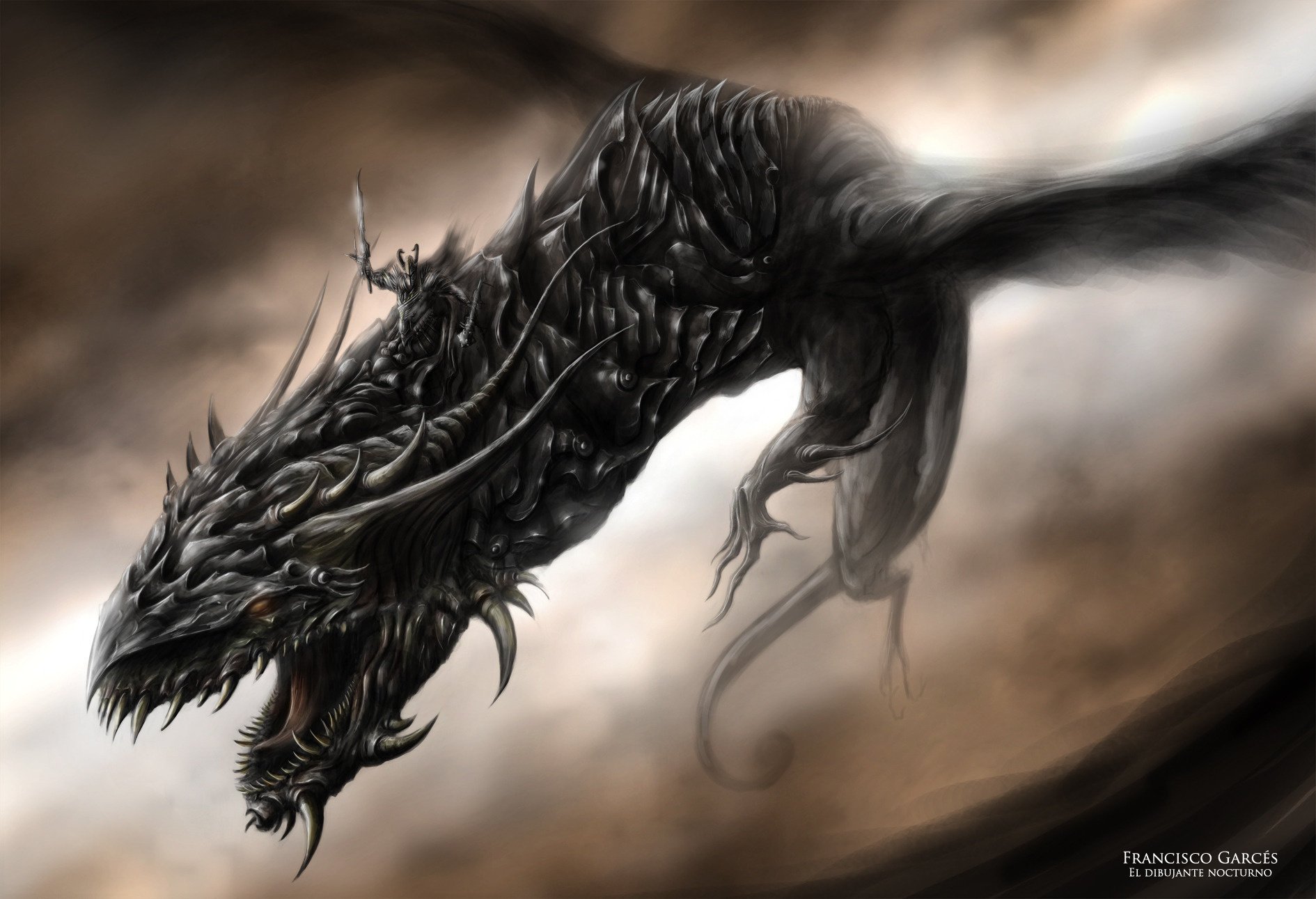 Черное чудище. Апполион дракон тьмы. Дракон фэнтези. Черный дракон. Страшный дракон.