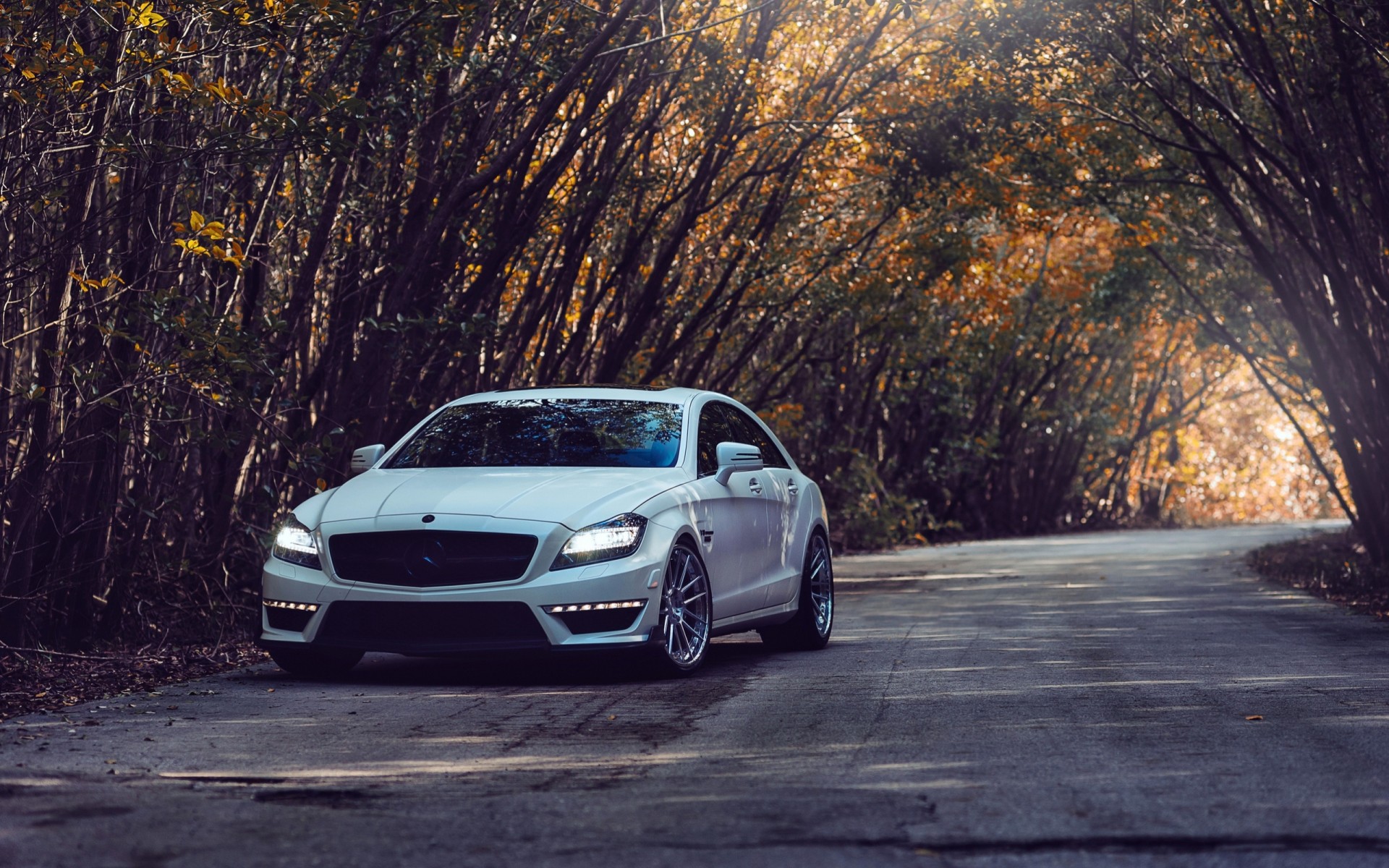 route mercedes cls 63 amg arbres mercedes tuning