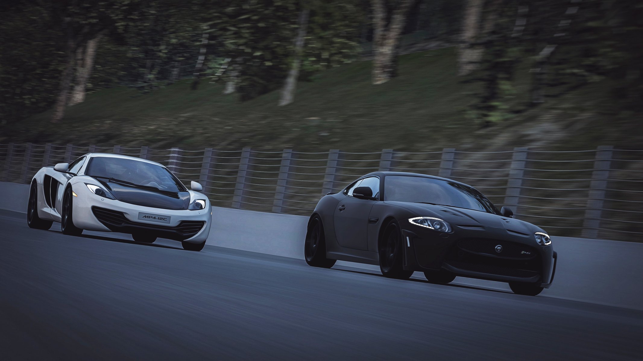 mclaren mp4-12c jaguar rennen