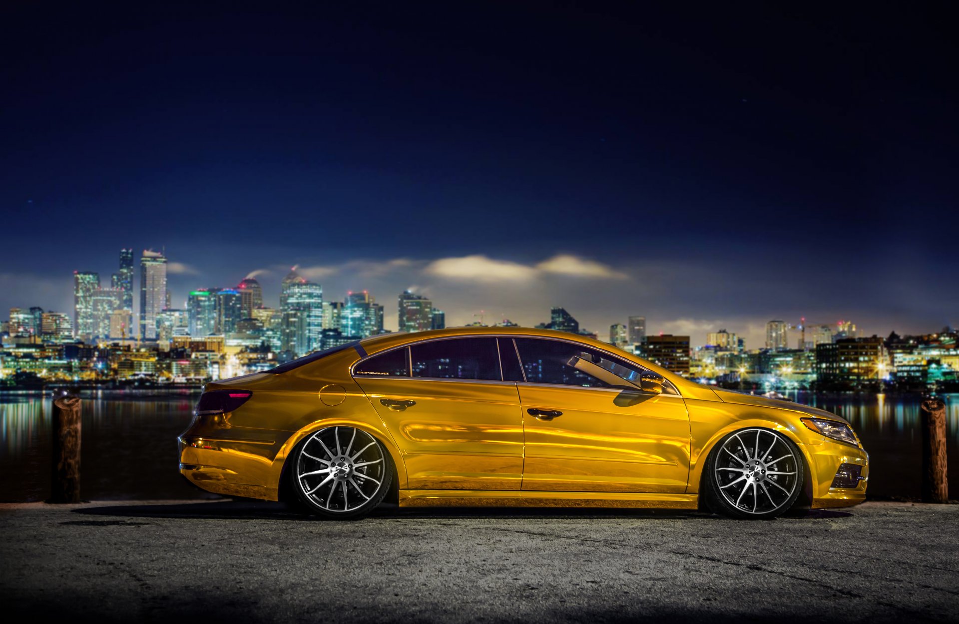 volkswagen passat cc tuning gold volkswagen passat golden city