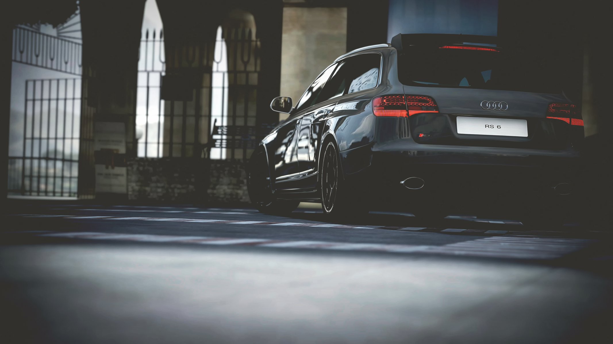 audi rs6 widok