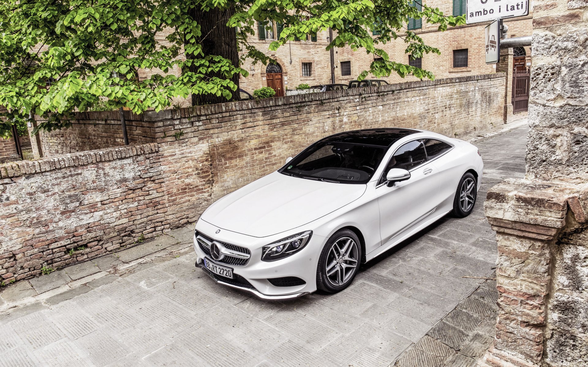 mercedes-benz klasa s coupe mercedes biały klasa maska samochód auto