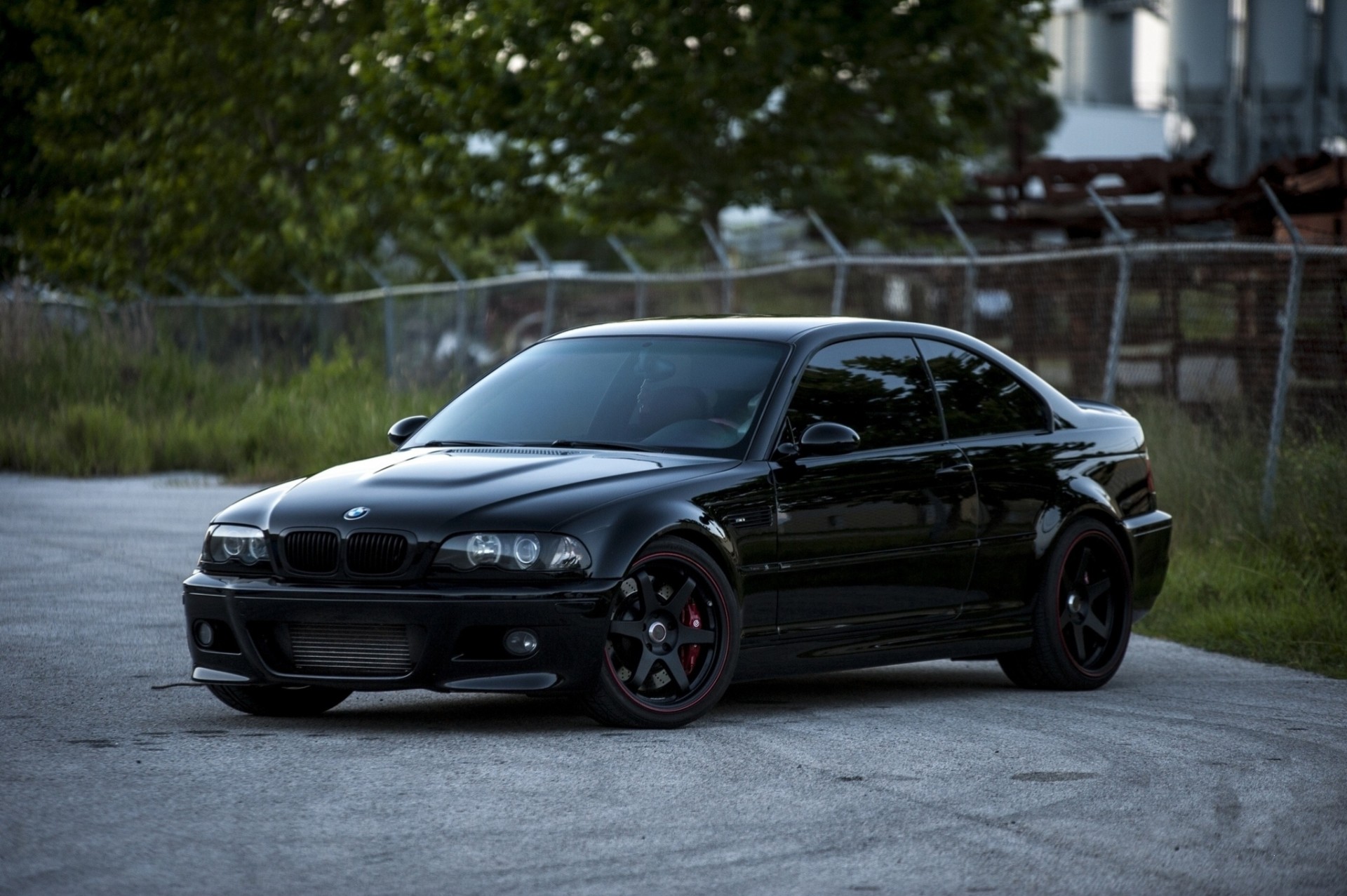 e46 negro coupe bmw m3 llantas tintado